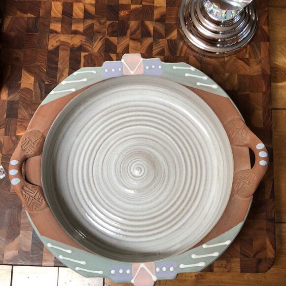 Original Swirl Earthen-wear Dish  - Picture 2 of 3